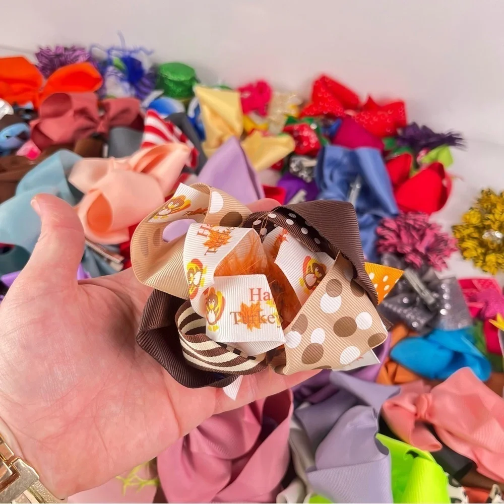 Huge Hairbow Bundle over 100 pcs 5lbs